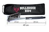 Bullhouse BBQ Grillbürste 3 in 1 | 100% Edelstahl | 45 cm Profi-Grillbürste | Für alle Grills & Oberflächen - 6