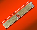 100 extra lange Lagerfeuer Spieße (Ø6mm) aus lebensmittelechtem Bambus zum Rösten von Marshmallows, Bratwürsten uvm. | kindergerecht | 90cm | auch für Feuerschalen | sehr stabil | ohne Splitter - 4