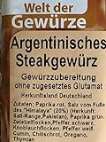 Argentinisches Steakgewürz Gewürz Gewürzmischung 100g glutenfrei - 6