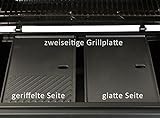 TAINO® Basic Gasgrill Grillwagen BBQ Edelstahl-Brenner + Seitenkocher Gas-Grill TÜV Schwarz (4+1 Gasgrill Set + Grillplatte) - 4