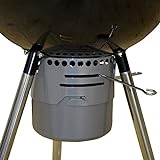 Kugelgrill Holzkohlegrill Standgrill Grill BBQ Smoker 47cm Ø Holzkohle Holzkohlegrill 