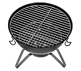 Activa 10971R Exklusiv Picknickgrill, Kohlegrill, ca. 43 x 36 x 36 cm, rot - 