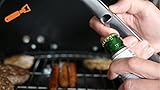 Der Stingray 7 in 1 BBQ Tool - Das beste Grillwender Grillbesteck Grillzange Lang Grillgabel Grillspieß aus Edelstahl - 