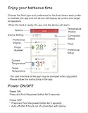 Inkbird Bluetooth 4.0 Barbecue Backofen Grillthermometer BBQ Bratenthermometer Fleisch Küche Thermometer Timer mit Temperaturalarm + Edelstahl Lange Temperaturfühler, App für Android 4.4 + top & iOS 7+ (Inkbird IBT-2X+2 Temperaturfühler) - 