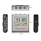 ThermoPro TP16 Digitales Bratenthermometer Ofenthermometer mit Timer für BBQ, Grill, Smoker - 