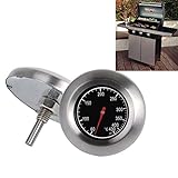 PIXNOR 7,6 cm Outdoor Edelstahl BBQ Backofen-Thermometer - 