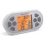 ThermoPro TP22 Funk-Grill-Bratenthermometer Grillthermometer BBQ Thermometer mit 2 Temperaturfühlern - 