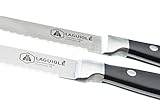 Laguiole / Steak Messer / 2-teilig / Cromova 18 Edelstahl / Maße der Messer: 24 cm / Praktisch - 